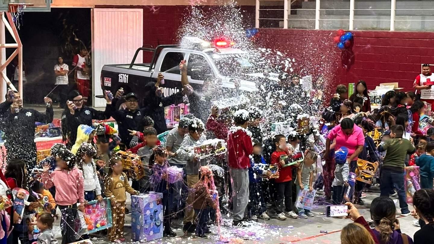 Policía Estatal lleva alegría, esperanza y solidaridad a la niñez sonorense durante las fiestas decembrinas